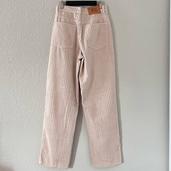BDG Urban Outfitters UO High Waisted Baggy Beige Corduroy Pant - Picture 5 of 12